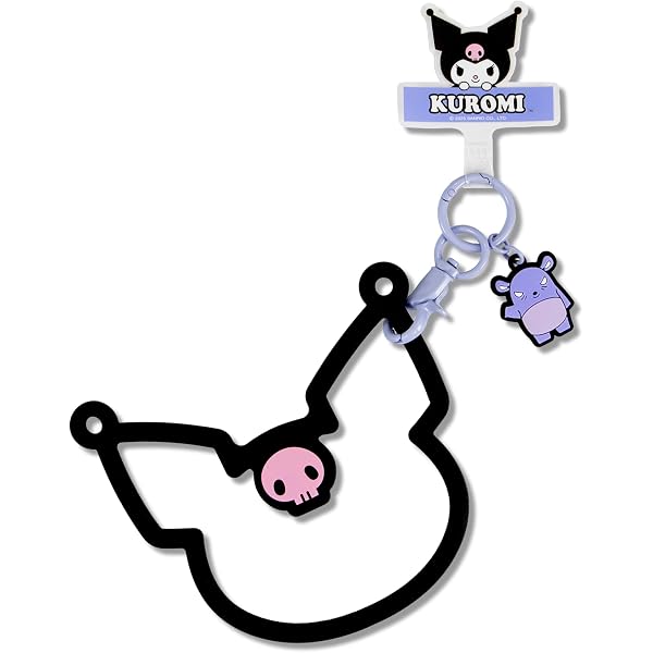 Amazon.com | Kuromi Character Head Adult Clear Purple PVC 12  display picture 1