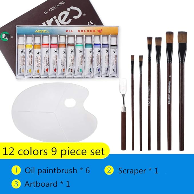 qq666 Introduction to oil paints, painting tools, students, beginners