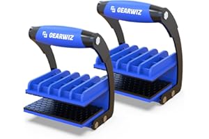 Gearwiz Panel Carrier Tool – Carry Plywood Drywall & Large Sheets up to 100 lbs – One-Handed Ergonomic Grip – Heavy-Duty Woodworking & Construction Sheet Lifter for 4x8 Panels – Clamp & Go – 2 Pack