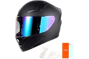 Orthrus Full Face Motorcycle Helmet DOT for Men Women