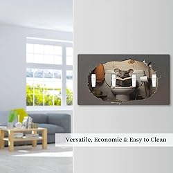 Xuejiaku Light Switch Cover Mouse Sitting On Toilet