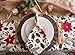 DII Woodland Holly Christmas Holiday Kitchen & Table Décor, Napkin Set, 20x20, Poinsettia & Christmas Greenery, 6 Count