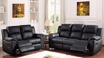 Lovesofas Lazy Boy Sienna 3 2 Genuine Bonded Leather Recliner