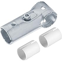 Lot De 10 Raccords T Pivotants Eoere - Pour Tube Inox 25,4 Mm Ou Conduit électrique 1,9 Cm - Acier Galvanisé