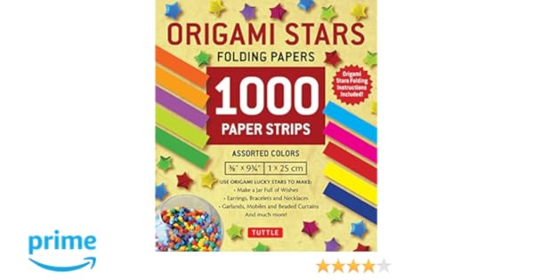 Amazoncom Origami Stars Papers 1000 Paper Strips In