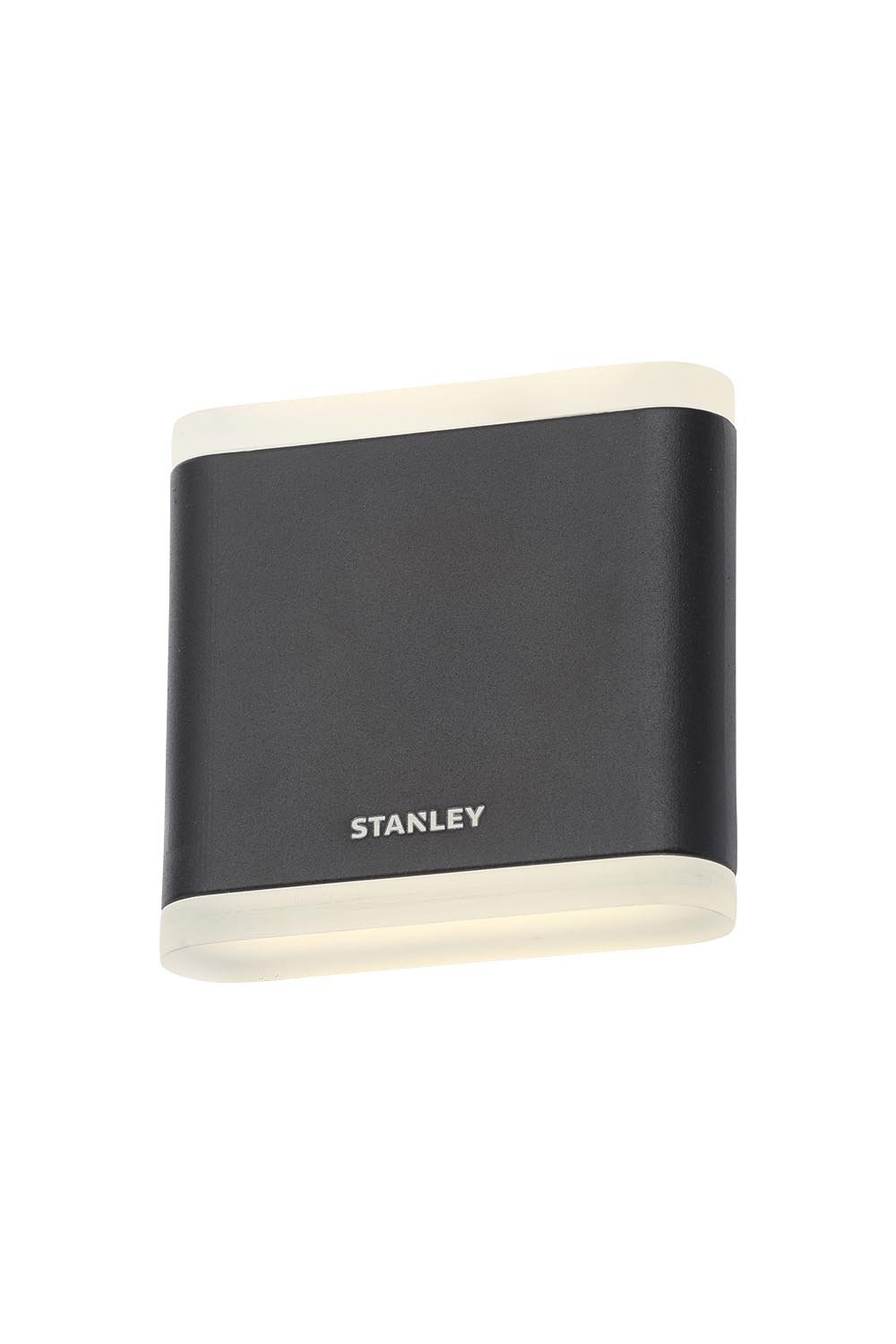 Stanley Large Flush Aluminium LED Up/Down Wall Light 10w 4000K