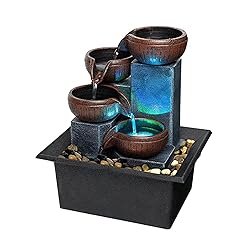 Small Tabletop Waterfall Fountain Zen Meditation