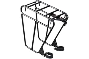 kowaku Bike Front Rack Carrier Cargo Pannier Adults Carrying Metal Bag Luggage Shelf Bicycle Front Fork Rack for Bicycle Shopping