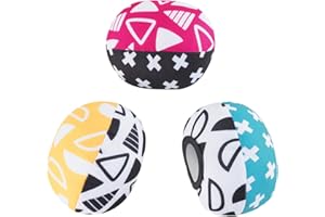 TAYEROP The MamaRoo Replacement Balls (for Mamaroo Swing) Offer More Interaction and Reversible Ball Options to Complement The Multi-Coloured MamaRoo Cradle in a Set of 3 Balls