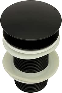 Desagüe para lavabo sin rebosadero, válvula de desagüe universal, color