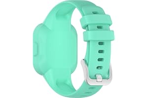 REYDA Silicone Band Compatible for Garmin Vivofit jr.3, Soft Flexible Breathable Silicone Watch Band Sport Wristband Metal Buckle Bracelet Replacement Band for Garmin Vivofit jr.3 Fitness Tracker