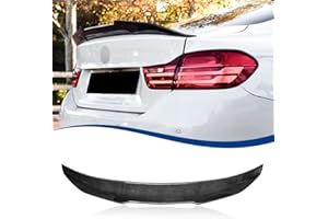 XPHAZZ Carbon Fiber Pattern F32 Rear Spoiler PSM-Style Compatible with (2013-2020) 4-Series F32 Coupe
