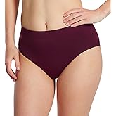 Le Mystere Women's Seamless Comfort Brief Panty, 4417, Blackberry, L