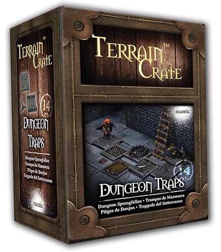 Mantic Games Terrain Crate – Blacksmith & Stable Set (16 Plastic Scenery Pieces) For Tabletop Gaming