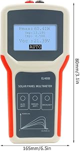 DEWIN EL400B Solar Panel Tester MPPT Multimeter Photovoltaic Open Circuit view 2