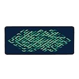 Modern Decor Personalized Mouse Pad,Geometric Ombra