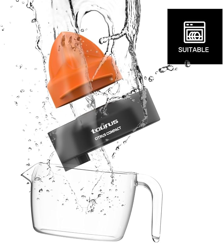 - Citrus Compact Exprimidor Eléctrico, 800 ml, Doble Giro, BPA Free