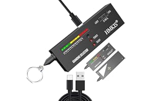 HMKIS Diamond Tester Pen, Jewelry Diamond Tester with USB Power Supply, High Accuracy Professional Diamond Selector for Novice and Expert