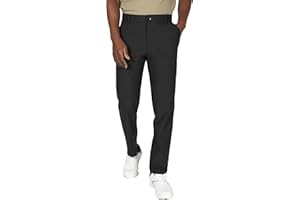 Soojun Men's Golf Pants Stretch Dress Pants Lightweight Quick Dry Tech Pants Business Casual Pants