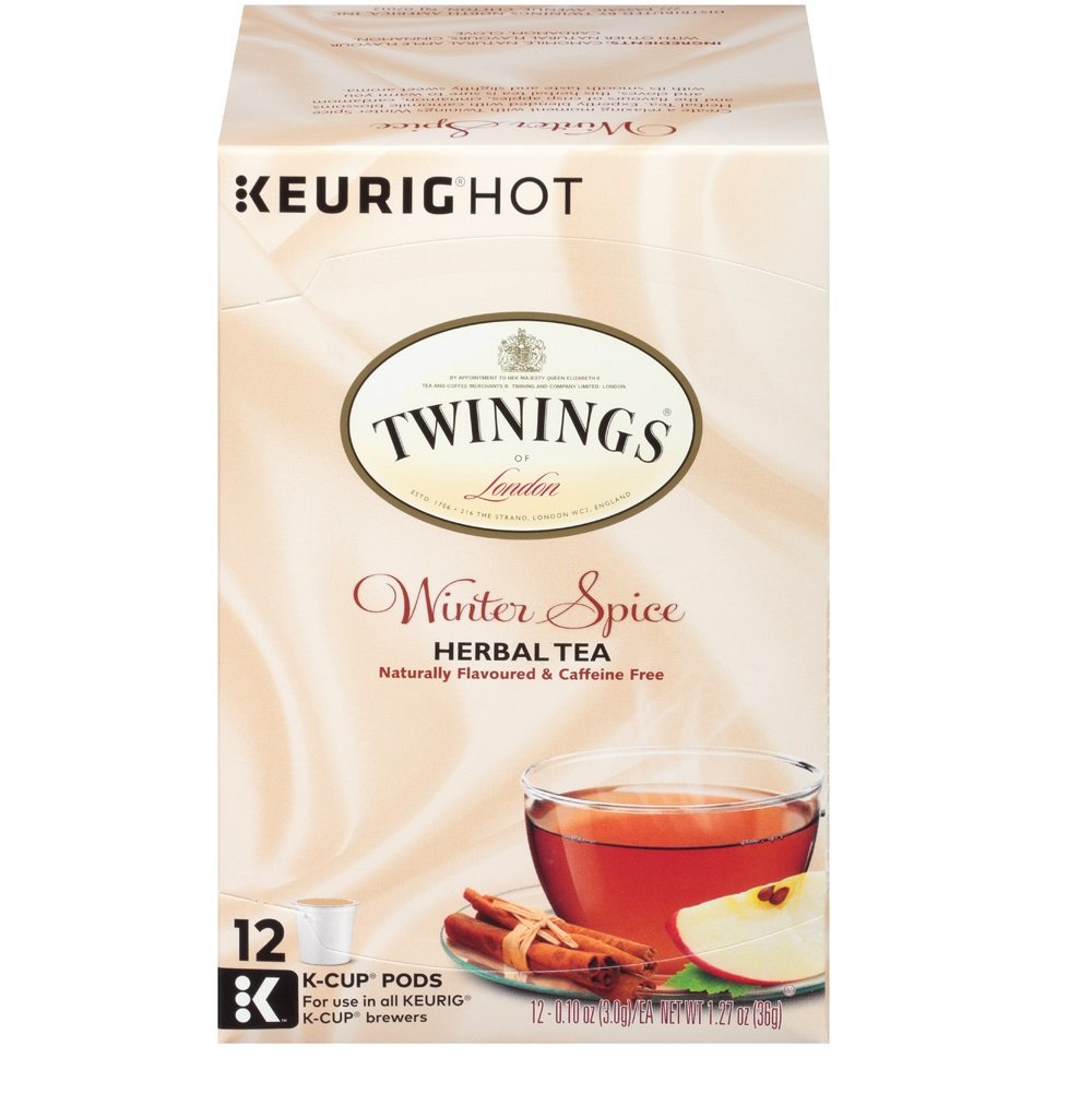 Twinings Pumpkin Spice Chai Tea Keurig KCups, 24 Count
