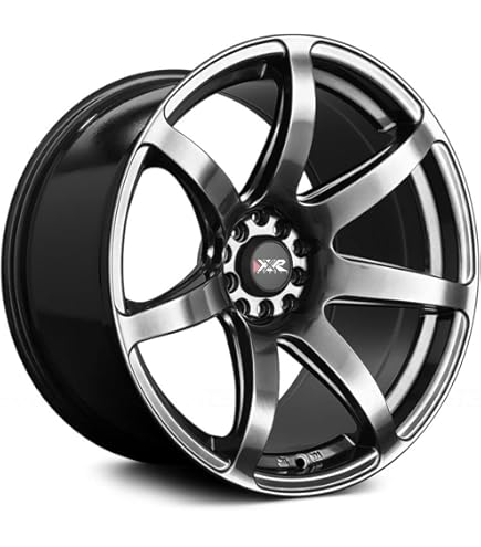 Amazon.com: XXR 555 Chromium Black/ML Wheel with Painted (18 x 8.5