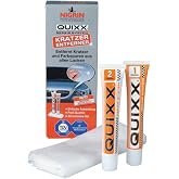 QUIXX Paint Scratch Remover 2-Step Repair Kit, Fix Car Scratches, Reference # 00070, Made in Germany