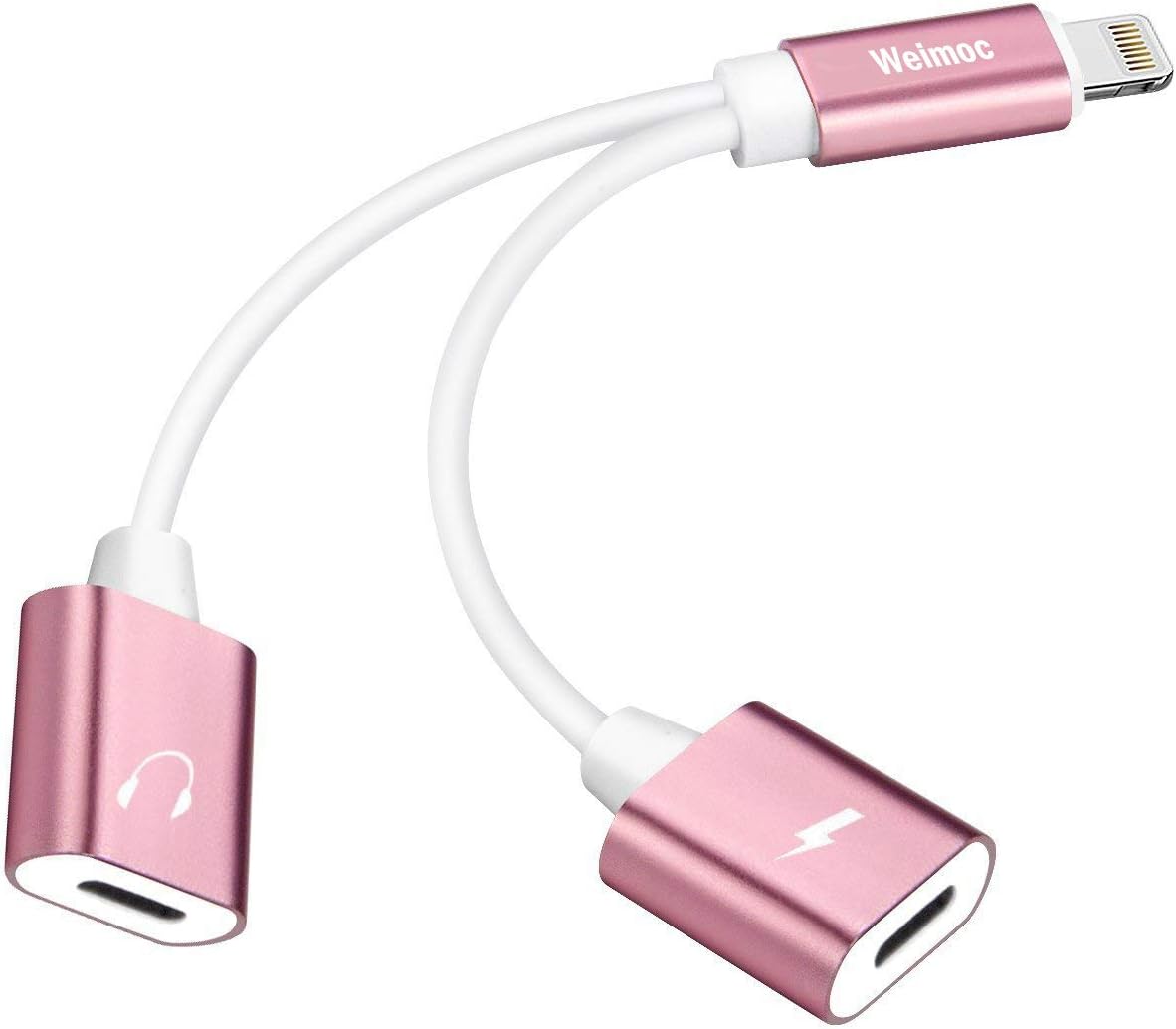 2in1 Headphone Splitter Adapter (White)