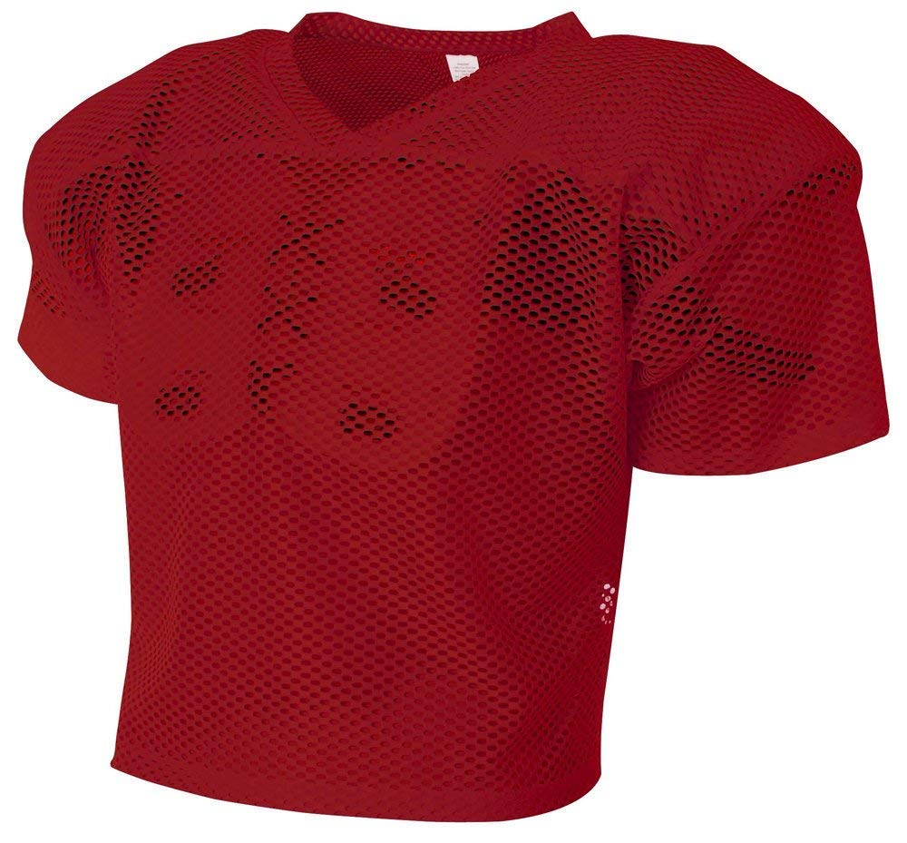 Photo 1 of A4 Boy's All Porthole Practice Jersey, Cardinal, XX-Large