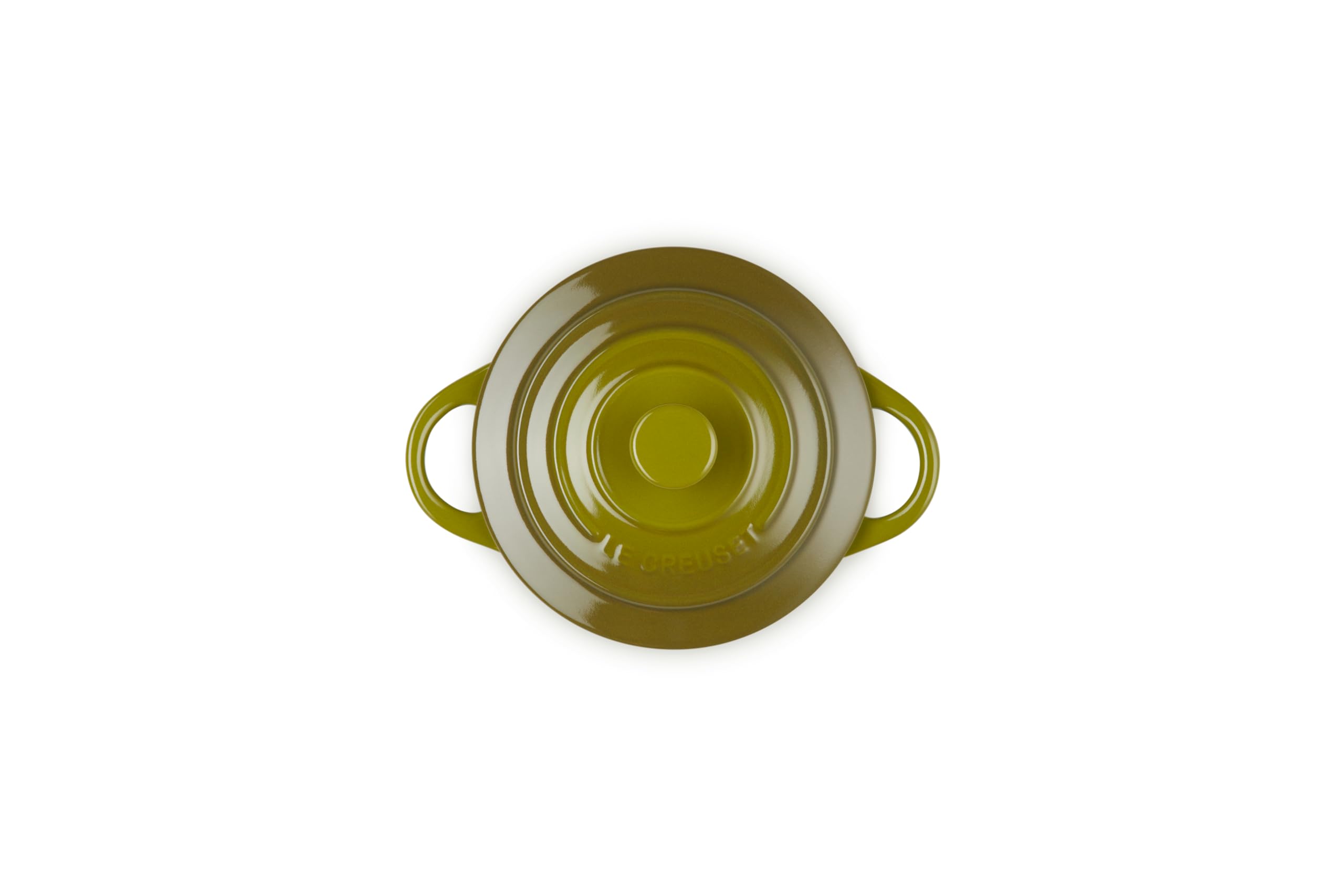 Le Creuset Stoneware Mini Round Cocotte, 8 oz., Olive