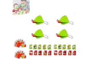 Chameleon Tongue Shooting Game, Frog Tongue Game, Kids Party Mask Games with Blow Tongues, Insect Cards, Multiplayer Fun, Fas