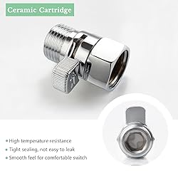 APLusee Shower Flow Control Valve, Brass Adjustable