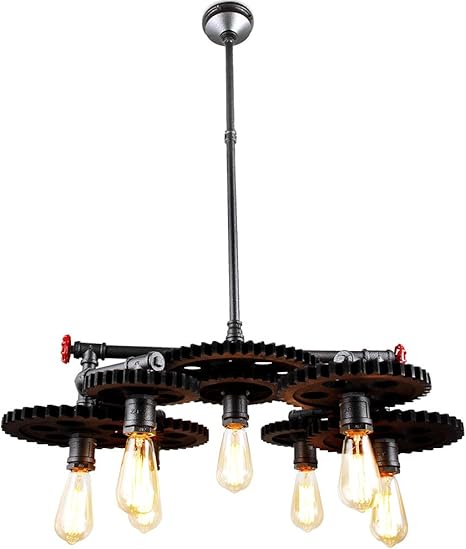 lampara de techo con 7 luces de tubo de agua para restaurante barra de lampara lampara de techo lampara de techo de cafe lampara de techo y