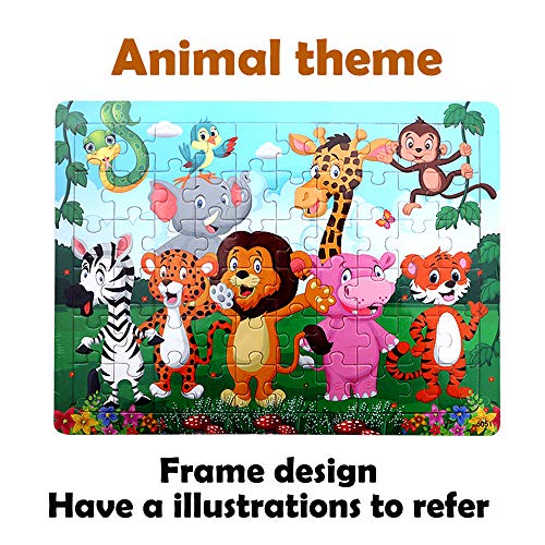 2 Puzzles+Preschool+Educational+Learning+Toddlers