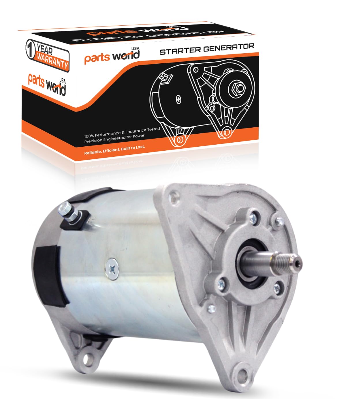 Photo 1 of PARTS WORLD USA 12V Starter Generator for Club Car DS 1996-2007 Golf Cart | EZ-GO Golf Cart TXT Models 1980-1993|1018337-01 101833701CC G096503 G278441 GHI0001 34175101 RG00504-1 Year Support
