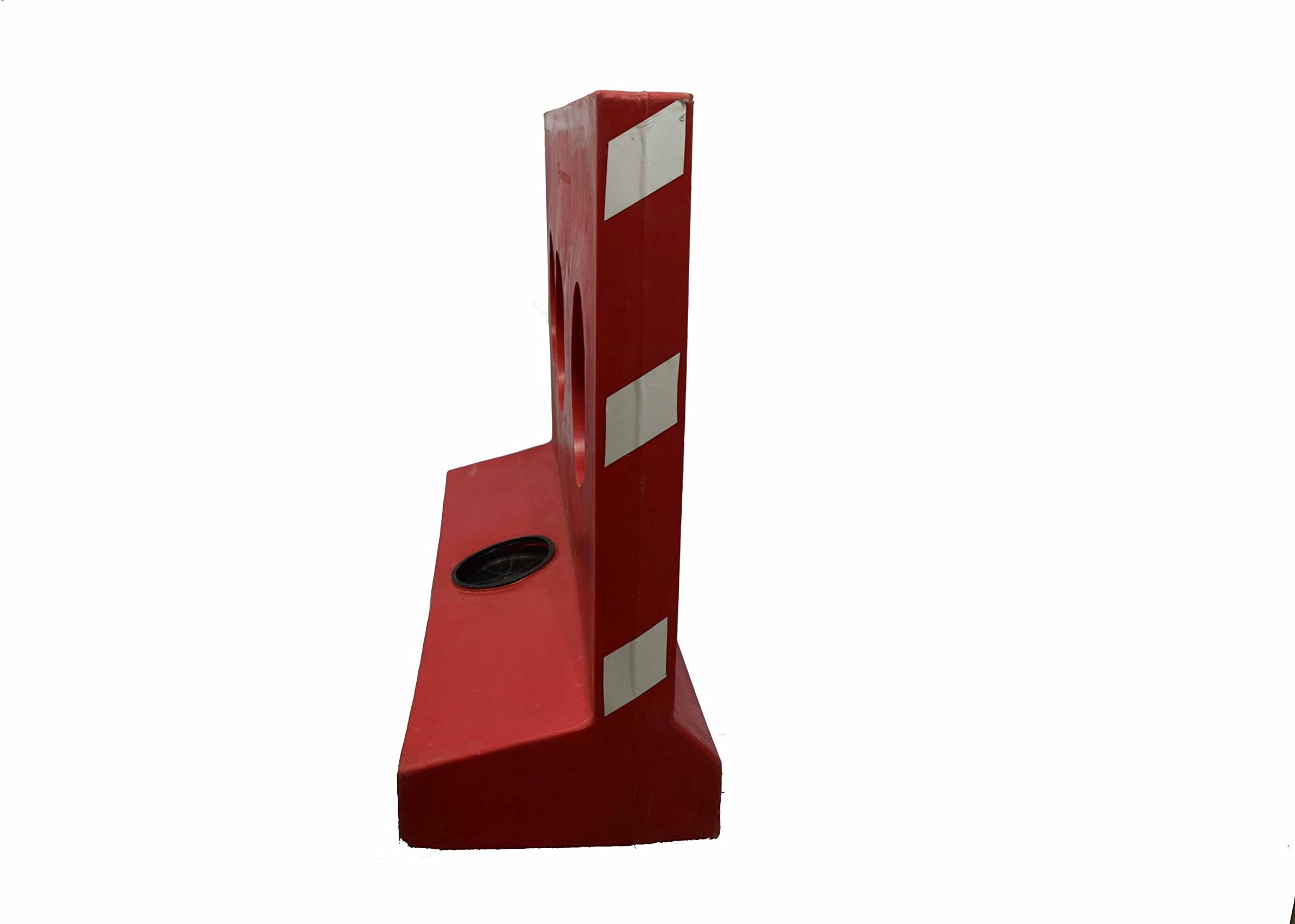 Aktion Safety Road Barrier AK-B-9 - Size 650 x 600x 1000mm, Red (Pack of 2)