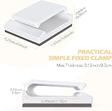AGPTEK Cable Clips Self Adhesive 100Pcs White Wire Management Organizer view 2