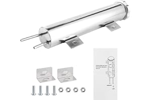Coolant Reservoir Tank, Stainless Steel Coolant Overflow Tank Radiator Overflow Tank Easy Installation for Engine