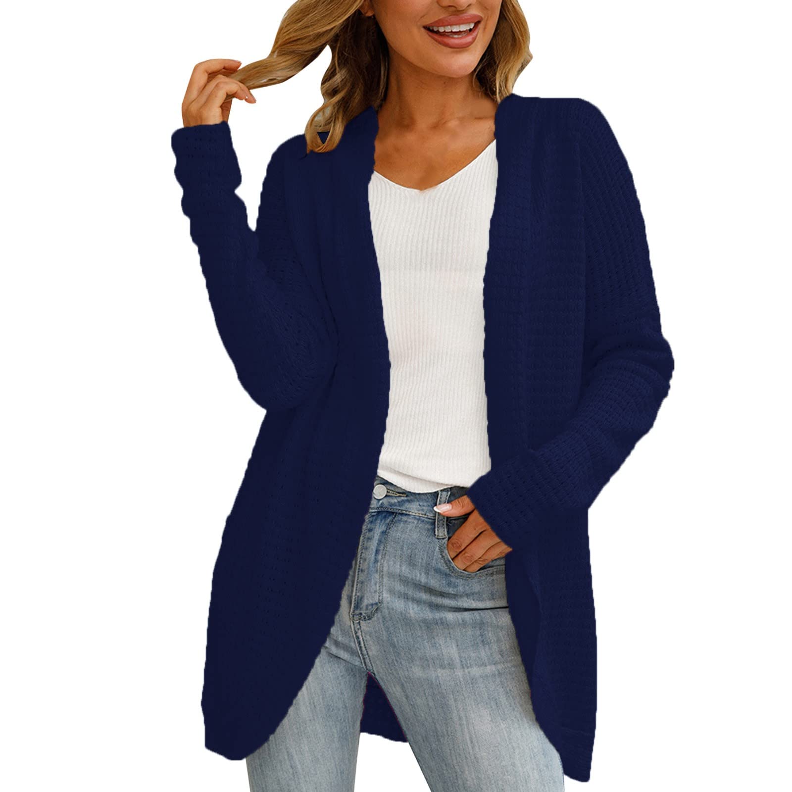 ADJHDFH Cardigan Sweaters For Women Lightweight