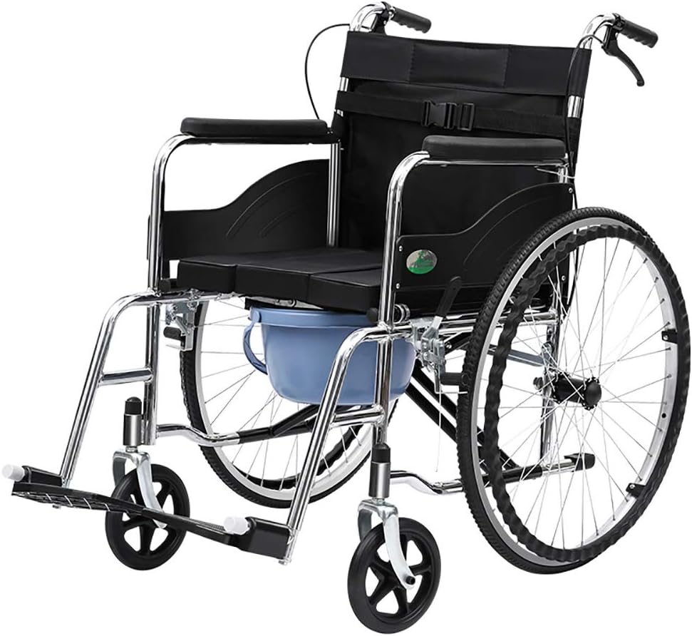 FLYSXP Light Transport Folding Care Wheelchair Portable Travel Chair Baby Stroller Comfortable Multi-functional Wheelchair wheelchair (Style : B)