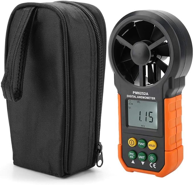 Digital Anemometers, PM6252A Digital Wind Speed Meter Amazon.co.uk