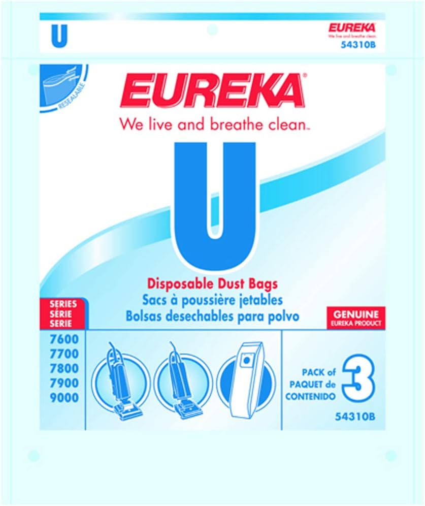 Eureka 54310C6 Disposable Dust Bags Type U