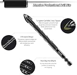 Meccion 6mm Tile Drill Bit Set 5Pcs Cross Tungsten Carbide Tip view 3