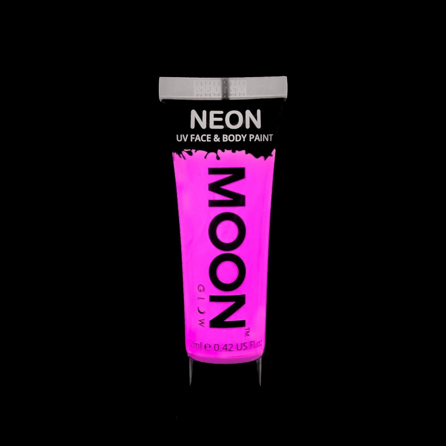 Moon Glow - 12ml Neon UV Face & Body Paint - Pastel Pink - Image 3