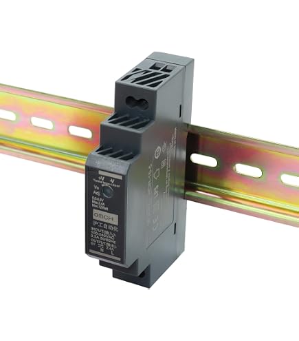 Mean Well HDR-30-12 DIN Rail Power Supply – 12V 2.5A 30W, 90% Efficiency, Slim 35mm Width – UL Listed For Industrial Controls