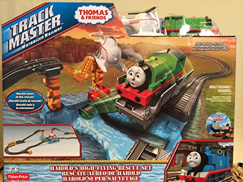 Thomas and Friends Harolds High Flying Rescue Set Track Master by Fisher-Price