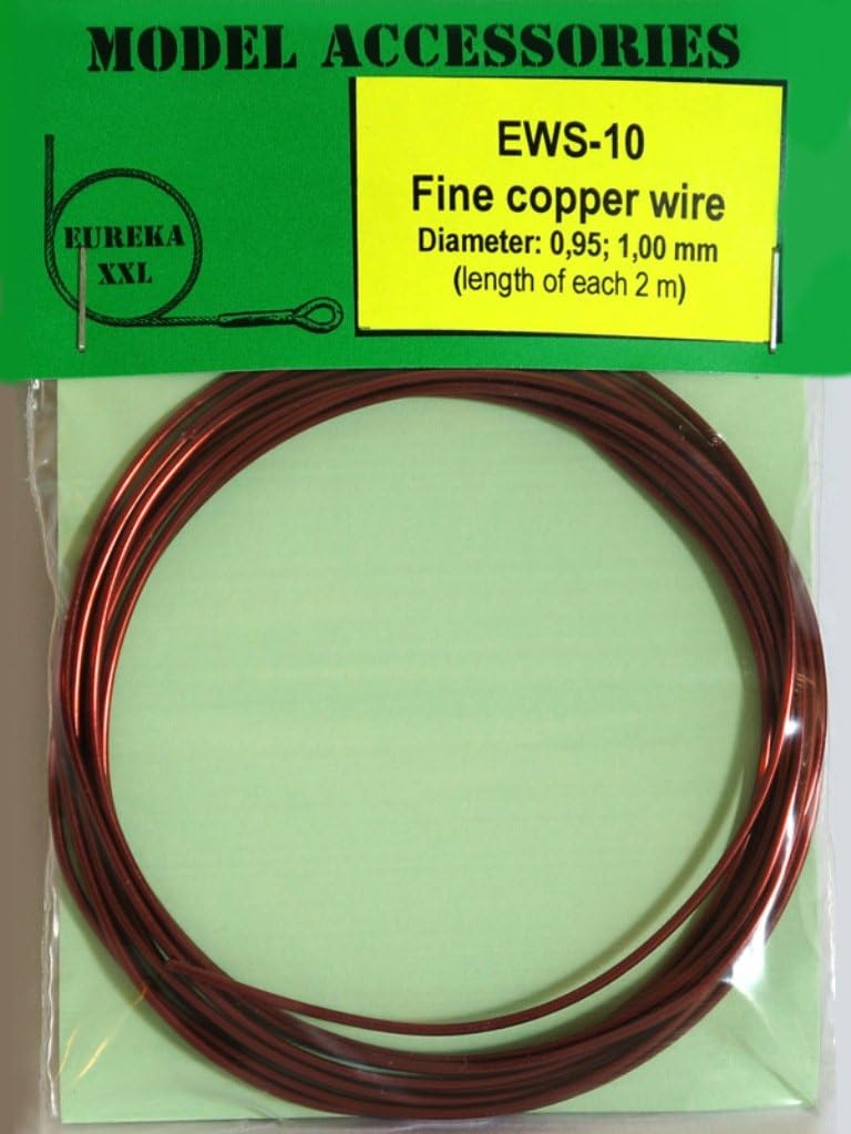 Eureka XXL Fine Copper Wires 0.95mm 1.00mm - Each 2m Long #EWS-10