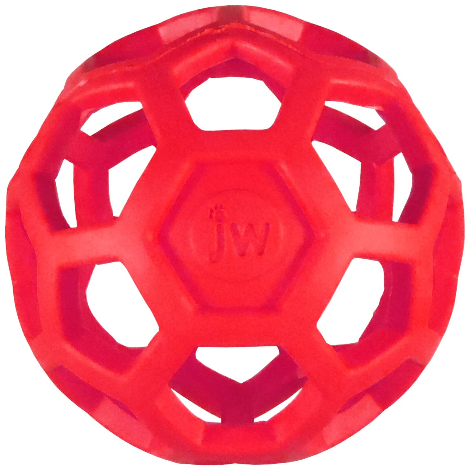 JW Pet Company 犬用おもちゃ 小型犬 ホーリーローラーボール レッド ミニ商品画像