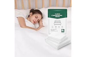 CXLOODE Disposable Bed Sheets Fitted Sheet Queen Size, Disposable Travel Sheets for Travel with Quilt Cover and Pillowcase, Disposable Bedding Travel Bedding Disposable Sheets for Hotel Hospital 4 PCS