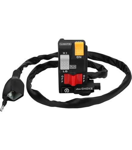 ATC Big Red Handlebar Switch Handlebar Switch Start/Kill/Stop/Headlight For Honda ATC250ES Big Red 250 1985-1987 | Left Side | Plug & Play | 1-Year Warranty Plug And Play Switch 1985 1987 - Foto 2