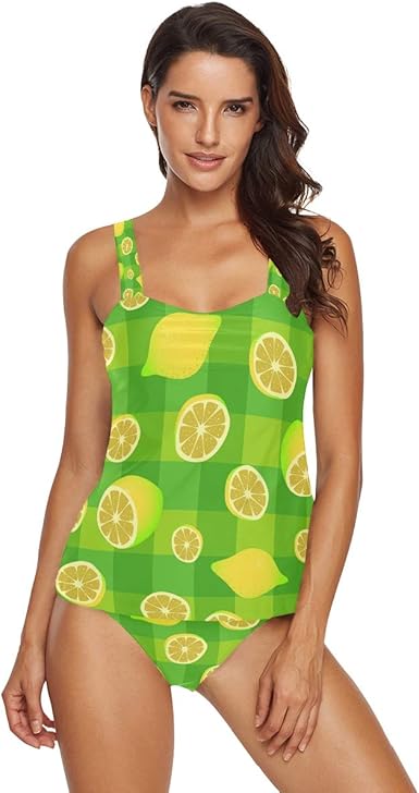 green halter swimsuit